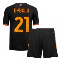 Dětský Fotbalový dres AS Roma Paulo Dybala #21 2023-24 Třetí Krátký Rukáv (+ trenýrky)
